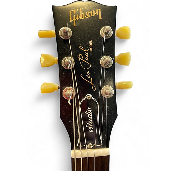 Used 2009 Gibson Les Paul Studio Heritage Cherry Sunburst Satin Solid Body Electric Guitar