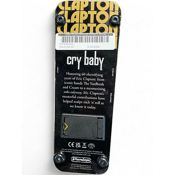 Used Dunlop ec95 Effect Pedal
