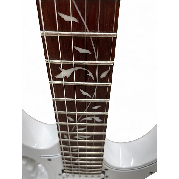 Used Ibanez JEMJR Arctic White Solid Body Electric Guitar