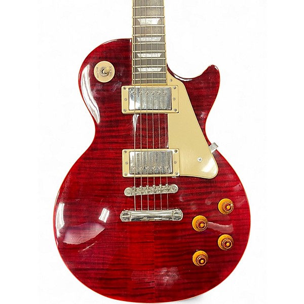 Used Epiphone Les Paul Standard Pro Red Solid Body Electric