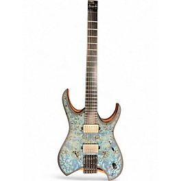 Used Mayones Hydra Elite 6 Ice Dragon Raw Solid Body Electric Guitar