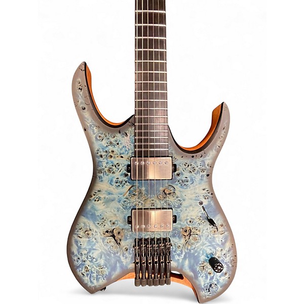 Used Mayones Hydra Elite 6 Ice Dragon Raw Solid Body Electric Guitar