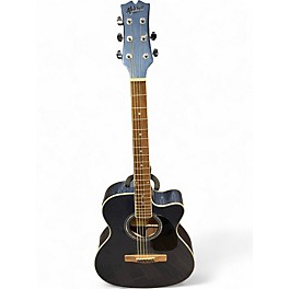 Used Mitchell 0120CETBM Baltic Blue Acoustic Guitar