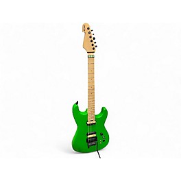 Used Fu-tone FU Pro Super Strat Green Solid Body Electric Guitar