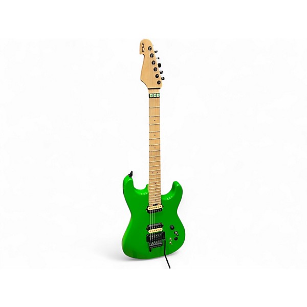 Used Fu-tone FU Pro Super Strat Green Solid Body Electric Guitar