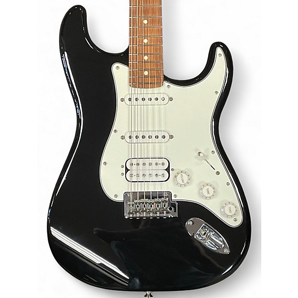 Used Fender Player Stratocaster HSS Black Solid Body Electric Guitar