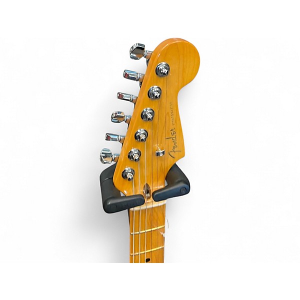 Used Fender American Ultra Stratocaster HSS Texas Tea Solid Body Electric Guitar