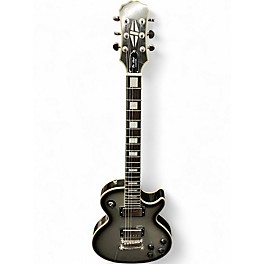 Used 2009 Epiphone Les Paul Custom Silverburst Solid Body Electric Guitar