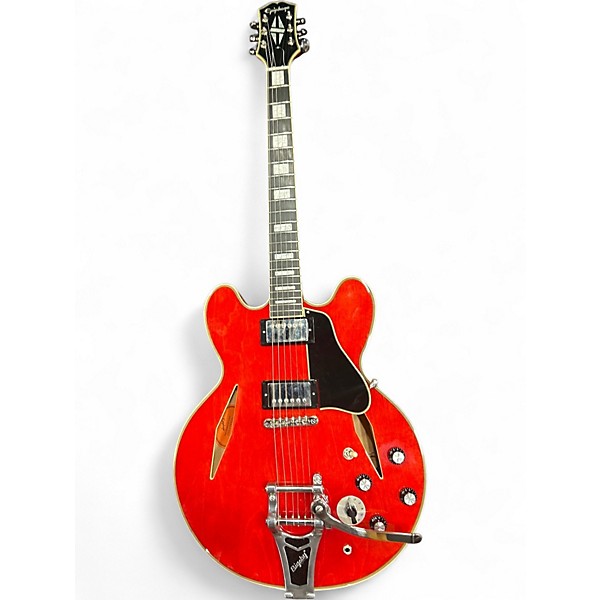 Used Epiphone Shinichi Ubukata Es-335  Cherry Hollow Body Electric Guitar