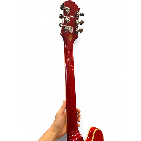 Used Epiphone Shinichi Ubukata Es-335  Cherry Hollow Body Electric Guitar