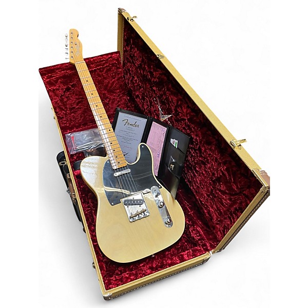Used Fender Custom Shop Ltd 52 Telecaster Light Closet Classic Nocaster Blonde Solid Body Electric Guitar