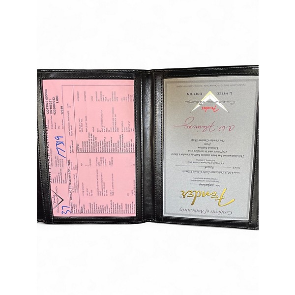 Used Fender Custom Shop Ltd 52 Telecaster Light Closet Classic Nocaster Blonde Solid Body Electric Guitar