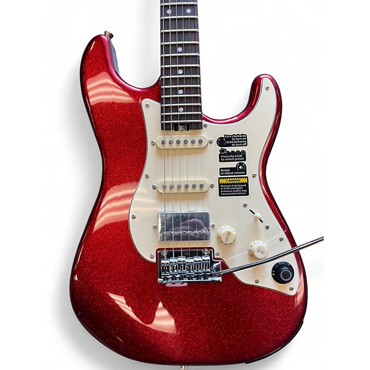 エレキギター mooer GTRS S800 メタリックレッド Used Mooer GTRS s800 red sparkle Solid Body Electric Guitar