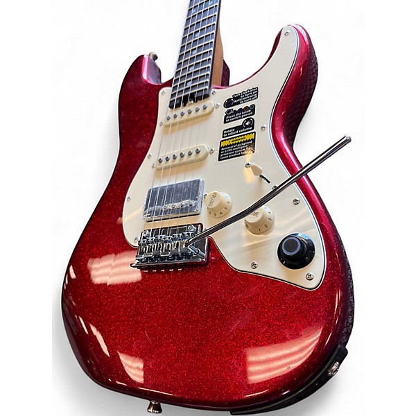 Used Mooer GTRS s800 red sparkle Solid Body Electric Guitar