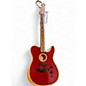 Used Fender American Acoustasonic Telecaster Crimson Red  Acoustic Electric Guitar thumbnail