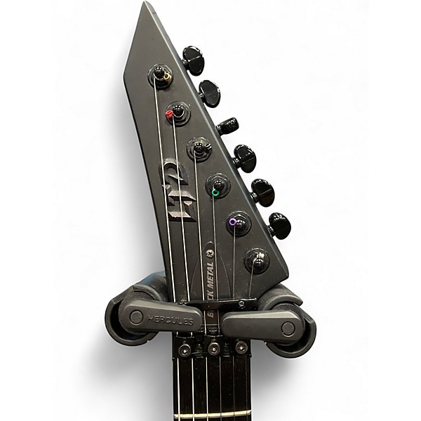 Used Ltd LTD M BLACK METAL BLACK Solid Body Electric Guitar