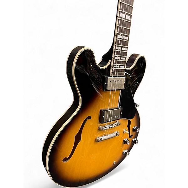 Used Gibson ES345 Vintage Sunburst Hollow Body Electric Guitar