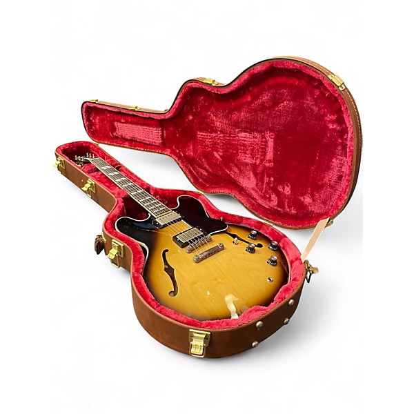 Used Gibson ES345 Vintage Sunburst Hollow Body Electric Guitar