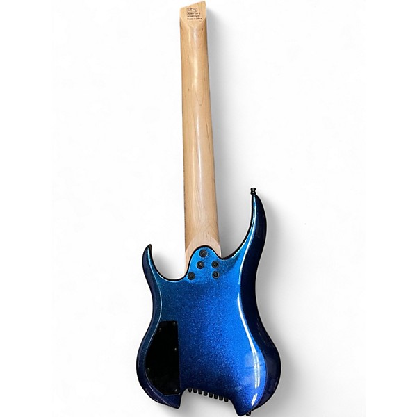 Used Legator G8FS PEARL PURPLE/BLUE SPARKLE Solid Body Electric Guitar