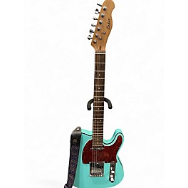 Used Ledux TELECASTER Turquoise Solid Body Electric Guitar