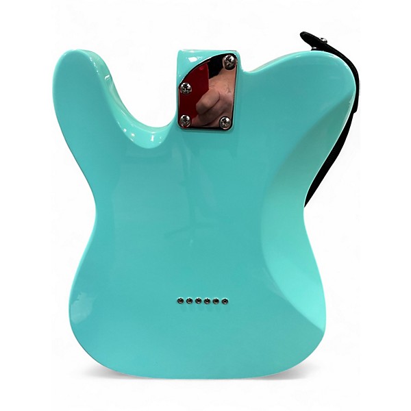 Used Ledux TELECASTER Turquoise Solid Body Electric Guitar