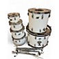 Vintage 1980s Ludwig 6 Piece Big Beat White Drum Kit thumbnail
