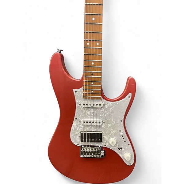 Used Ibanez AZ2204 Hazy Rose Metallic Solid Body Electric Guitar