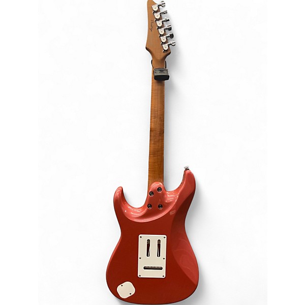 Used Ibanez AZ2204 Hazy Rose Metallic Solid Body Electric Guitar