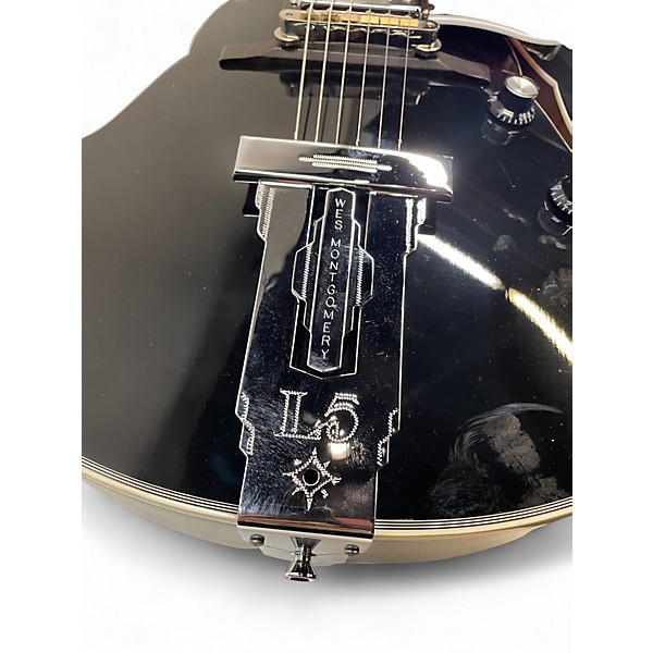 Used Gibson Wes Montgomery Signature Ebony Hollow Body Electric Guitar