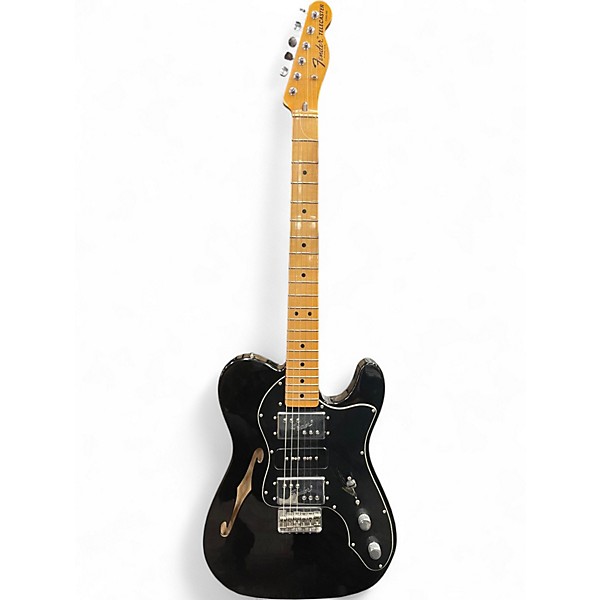 Used Fender TELECASTER THINLINE RELIC Black Solid Body Electric Guitar