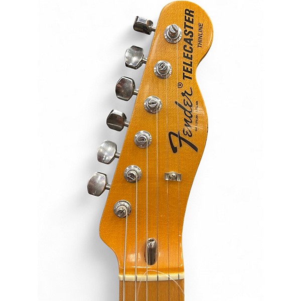 Used Fender TELECASTER THINLINE RELIC Black Solid Body Electric Guitar