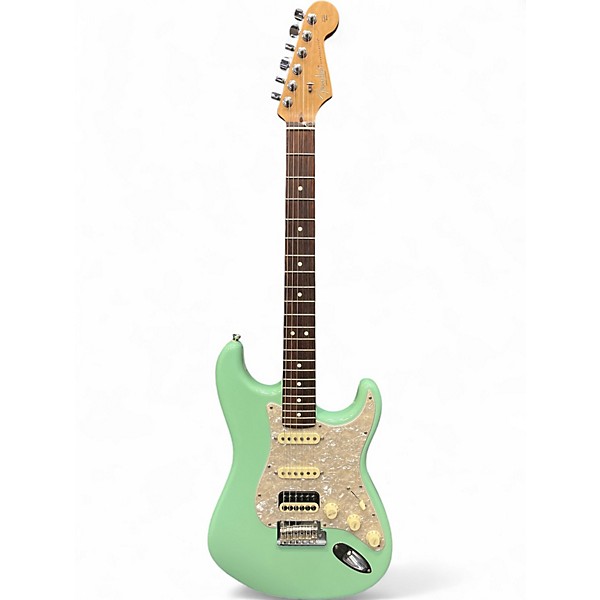 Used 2019 Fender American Professional I Stratocaster Surf Green Solid Body Electric Guitar