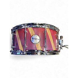 Used 2021 Radius Drums 14in SNARE DRUM PURPLE AND NATURAL Drum