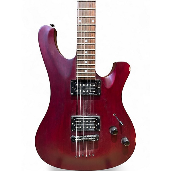 Used Schecter Guitar Research 006 Elite Wine Red Solid Body Electric Guitar