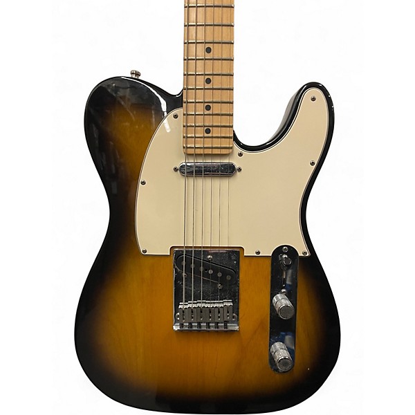 Used Fender American Standard Ash Telecaster Sunburst Solid Body Electric Guitar