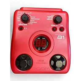 Used Zoom B1 BASS FX Effect Processor