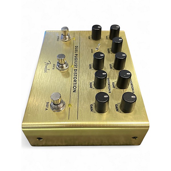 Used Fender Duel Pugilist Distortion  Effect Pedal