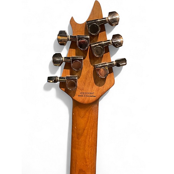 Used 2021 EVH Wolfgang WG Standard Quilt Maple Trans Green Solid Body Electric Guitar