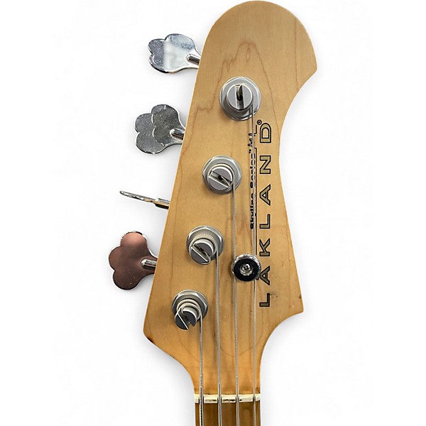 Used Lakland SKYLINE Yellow Electric Bass Guitar