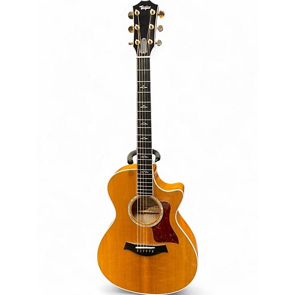 Used 2000s Taylor 612CE Natural Acoustic Electric Guitar