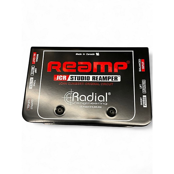 Used Radial Engineering JCR STUDIO REAMPER Direct Box