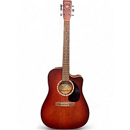 Used Art & Lutherie CW Spruce Burgundy Acoustic Electric Guitar