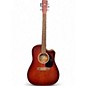 Used Art & Lutherie CW Spruce Burgundy Acoustic Electric Guitar thumbnail