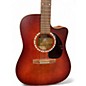 Used Art & Lutherie CW Spruce Burgundy Acoustic Electric Guitar
