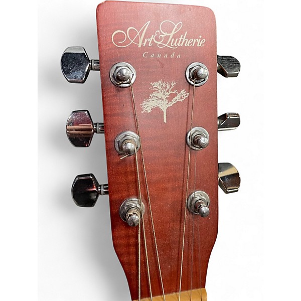 Used Art & Lutherie CW Spruce Burgundy Acoustic Electric Guitar