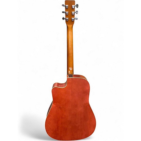 Used Art & Lutherie CW Spruce Burgundy Acoustic Electric Guitar