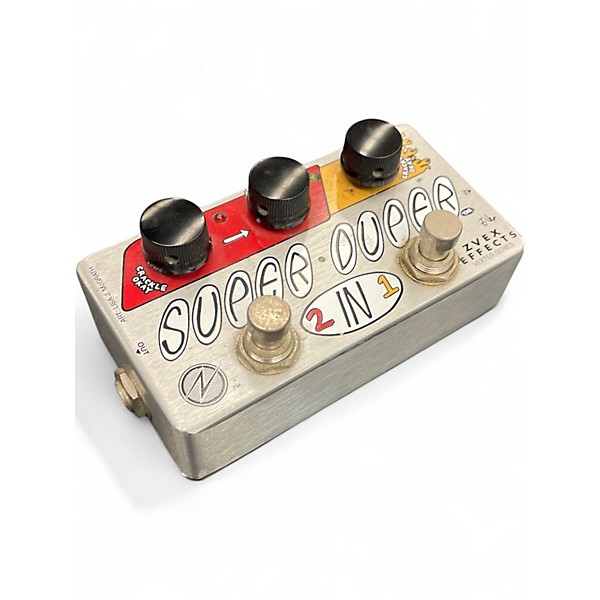 Used ZVEX Vexter Super Duper 2 In 1 Overdrive Effect Pedal