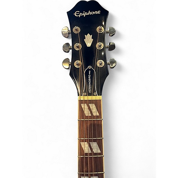 【10296】 EPIPHONE humming bird pro ブラック Epiphone humming bird pro - ギター・楽器買取のサウンド・プラグ