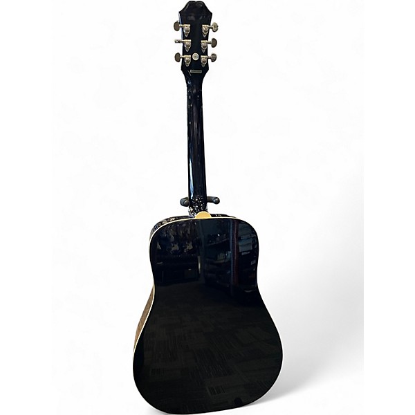 Used Epiphone Hummingbird Pro Black Acoustic Electric Guitar