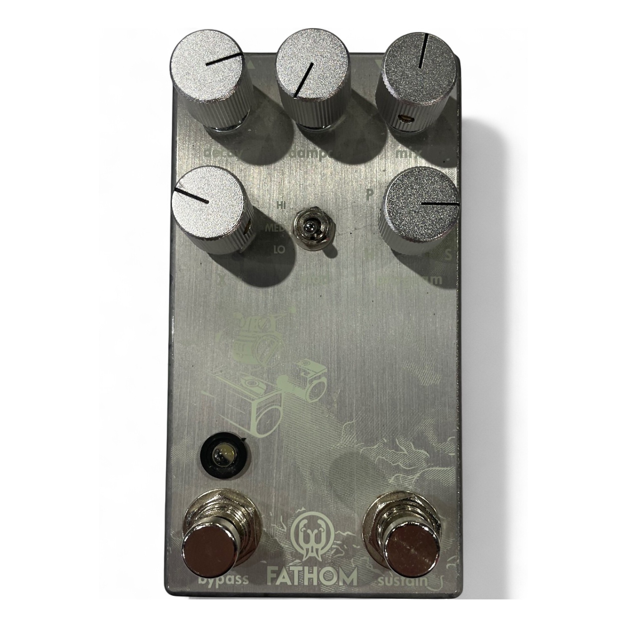 Used Walrus Audio Fathom Reverb Effect Pedal | Guitar Center
